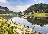 Elbe im Nationalpark Sächsische Schweiz