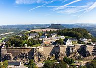 Festung Königstein mit Lilienstein