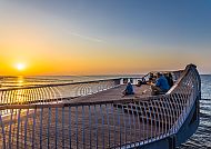 Sonnenuntergang an der Seebrücke Koserow