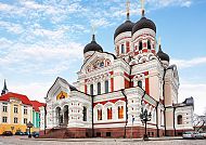 Tallinn, Alexander Nevsky Kathedrale, Alexander Nevsky Kathedrale in Tallinn, prächtige Architektur., Alexander Nevsky Kathedrale in Tallinn, Faszination Ostsee.