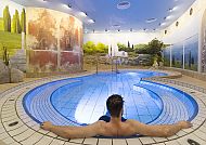 SiebenQuell, Calcium-Lithium-Bad, Entspannung im Calcium-Lithium-Bad des Siebenquell GesundZeitResort.