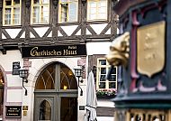 A-ROSA Gothisches Haus, charmante Fachwerkarchitektur.