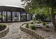Gym-Terrasse im DoubleTree by Hilton Berlin Ku’damm.