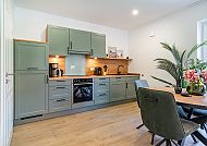 , Moderne Küche Feerjenkoje im Apartment in Greetsiel., Moderne Küche Feerjenkoje im Apartmentauswahl in Greetsiel.