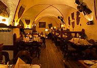 Hotel Das Ebertor, Restaurant, Gemütliches Restaurant im Hotel DAS Ebertor mit rustikalem Charme.